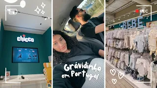 vlog | compras de bebé na wells, chicco e continente, shopping de Leiria, vida em portugal