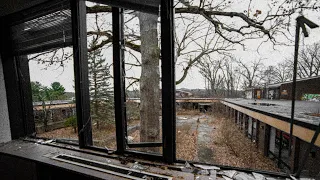 DESERTED Mental Hospital: BOWLING ALLEY & THEATER Found!