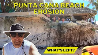 PUNTA CANA BEACH WALK from Majestic Resorts (Mirage/Elegance/Colonial) to the Hard Rock! Erosion!