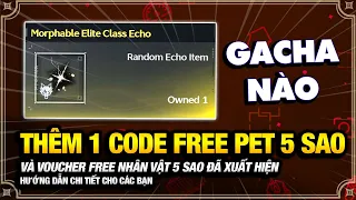 Lại Thêm 1 Code Free Pet 5 Sao Cho Newbie và Voucher Free Nhân Vật 5 Sao Chính Thức Xuất Hiện