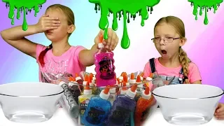 3 COLORS OF GLUE SLIME CHALLENGE!!! - Magic Box Toys Collector