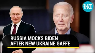 Biden's New 'U.S. Made A Mistake Going Into Ukraine' Gaffe Cracks Up Russia | Watch