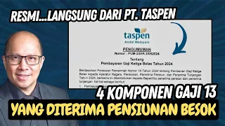 🔴[RESMI] 4 KOMPONEN DARI PT. TASPEN DI GAJI YANG DITERIMA PENSIUNAN PADA HARI SENIN 3 JUNI BESOK