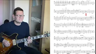 The Thrill has Gone, Guitar tab play along