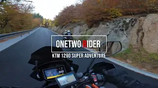 Test ride: KTM 1290 R Super Adventure chasing friend's Honda Africa Twin (4K, exhaust sound)