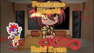 My favourite animes/games react! ||P1- Reki Kyan|| 4K special