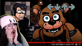 MARKIPLIER VS FNAF 1 | BITE: An Ourple Guy Fanmod