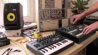 Live Jam #03 - Techno - Yamaha RM1x, Arturia Microbrute, Modular synth