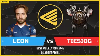 WC3 - B2W Weekly Cup #47 - Quarterfinal: [HU] Leon vs TiesoG [ORC]