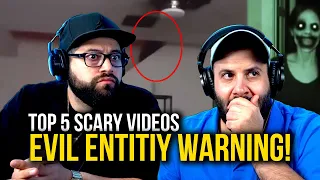 Top 5 Haunting Ghost Videos That Will Keep You Up All Night (Reaction!)