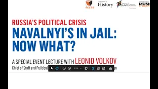 Russia's Political Crisis -- Navalnyi's in Jail: Now What?