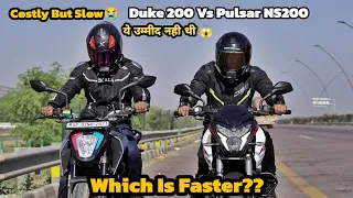 2024 Pulsar NS200 Bs7 Vs Ktm Duke 200 | Top End | Which is Faster?