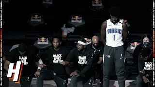 Jonathan Isaac Doesn't Kneel During National Anthem | July 31, 2020