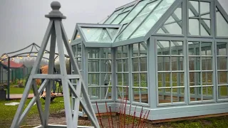 «Английская теплица» в Лен области 🤪 сбылась мечта - построили теплицу! Green house in the garden🏡