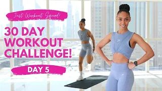 30 Day WORKOUT CHALLENGE - Thoughts - Day 5 | (No Equipment Workout)