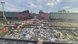 Russian missile destroys World Central Kitchen train in Ukraine