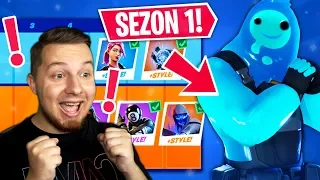 🔥 KUPIŁEM "100 STOPNI" KARNETU "SEZON 1" w Fortnite! NOWA MAPA I ROZDZIAŁ 2!