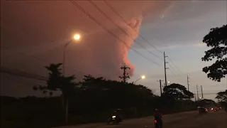 Ashfall from Taal Volcano eruption reaches Cavite!