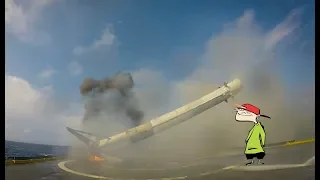 How Not to Land an Orbital Rocket Booster but with Ed, Edd, n Eddy Sound Effects