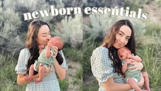 Newborn Essentials | what I actually used as a first time mom!