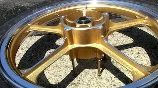 How to Paint Motorcycle Wheels & Polish Rims