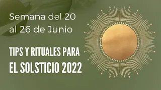 ASTROLOGIA JUNIO ✅ TIPS Y RITUALES PARA EL SOLSTICIO! Clima Astral del 20 al 26 de Junio