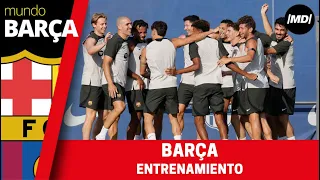 FC Barcelona: El Barça realiza el último entrenamiento antes del debut en Liga ante el Getafe