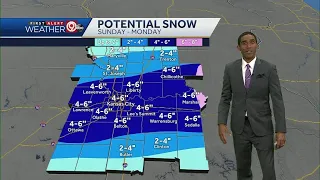 4 to 6 inches of snow expected Sunday, Monday in Kansas City metro area