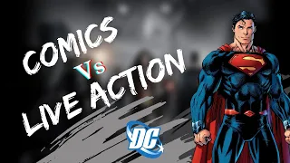 DC Superheroes Comics Vs Live Action | DC | Deadwish