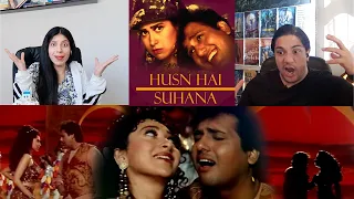 Husn Hai Suhana (Lyrical) Reaction! Govinda & Karisma Kapoor | Coolie No 1 | 90's Blockbuster Songs