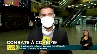 Lote com 1,5 milhão de doses da Janssen contra covid-19 chega hoje