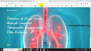 Detection of Lungs Cancer through Computed Tomographic Images using Deep Learning | Python Project