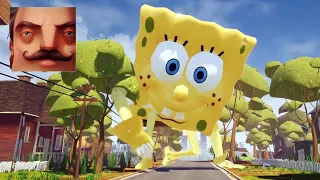 Hello Neighbor - My New Neighbor Big SpongeBob Act 3 Gameplay Walkthrough