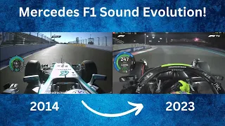 Mercedes F1 Sound Evolution From 2014-2023