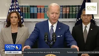 La cote de popularité de Joe Biden tombe au plus bas, à 36 % d'opinion favorable