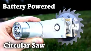 Making a Battery Powered Circular Saw