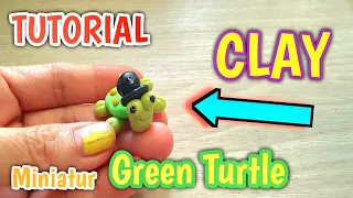 Tutorial Membuat GREEN TURTLE I Miniatur Kura Kura Lucu