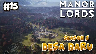 Season 2 Desa baru Hard Mode | Manor Lords Indonesia S2 Ep 1