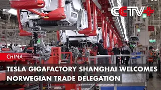 Tesla Gigafactory Shanghai Welcomes Norwegian Trade Delegation
