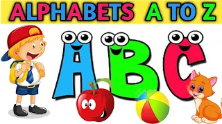 A for apple- ABC Alphabet song, Phonics song, nursery rhymes and kids song, abcd, @YakshitaMam