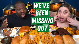 Trying Most Popular Menu Items From Texas Roadhouse!!! [Taste Test]
