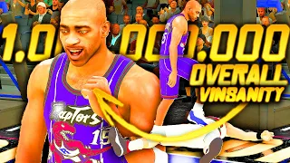 VINSANITY 1 MILLION OVERALL Vince Carter!! NEW BANNED NBA DUNKS! FIRST 1 MILLION OVERALL IN NBA 2K22