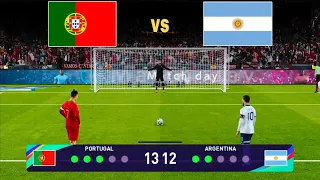 RONALDO VS MESSI ! ARGENTINA VS PORTUGAL ! PENALTY SHOOTOUT 2024