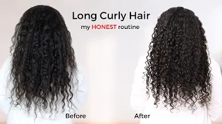 My routine for LONG CURLY HAIR ? All hair secrets revealed!!! 🤫