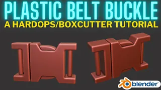 Modelling a Belt Buckle in Blender - Hard Ops and Boxcutter