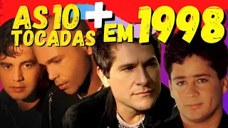 🙄VOCÊ LEMBRA quais eram AS SERTANEJAS mais TOCADAS em 1998{ TOP10 das sertanejas mais tocadas 1998}