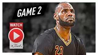 LeBron James Game 2 Triple-Double Highlights vs Warriors 2017 Finals - 29 Pts, 14 Ast, 11 Reb