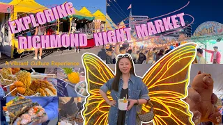 Vlog in Chinese : 🦋 和我一起探索温哥华夜市 #pinyinsubtitles