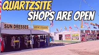 Quartzsite Shops Are  Opening Up  - Seasonal Vendors
