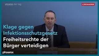 Pressekonferernz mit Hubert Aiwanger zum Infektionsschutzgesetz am 22.04.21